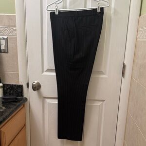 Express Black Pinstripe Dress Pants